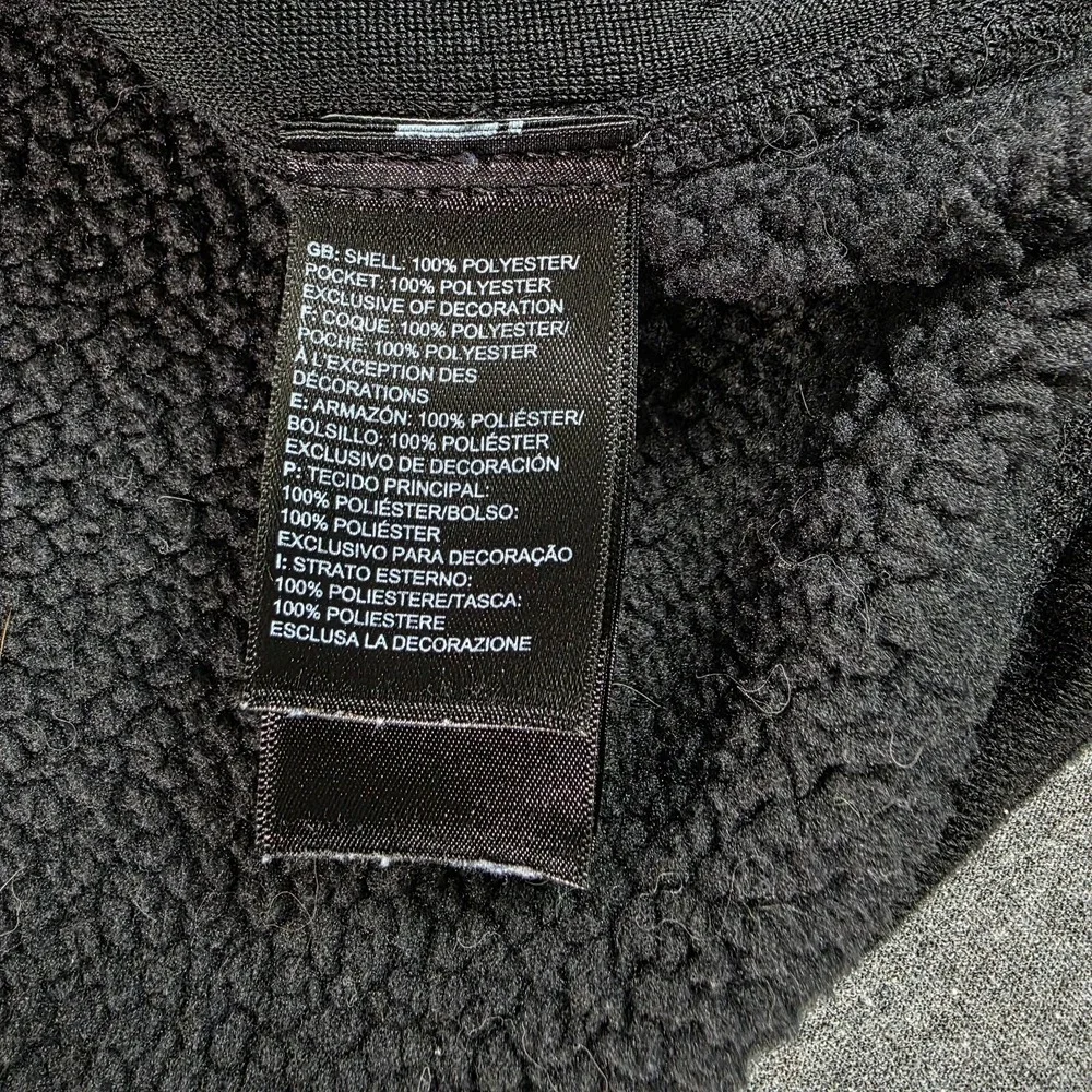 The North Face‎ Gordon Lyons Vest Mens XL Heather Black Fleece Lined Full Zip